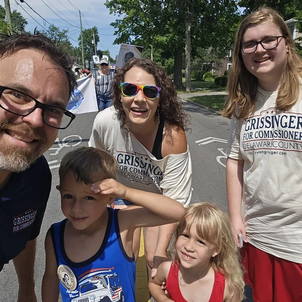 Ryan Grissinger in the Delaware County community
