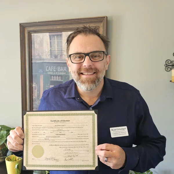 Ryan Grissinger in the Delaware County community