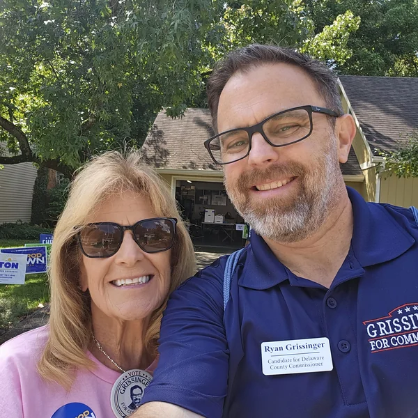 Ryan Grissinger in the Delaware County community