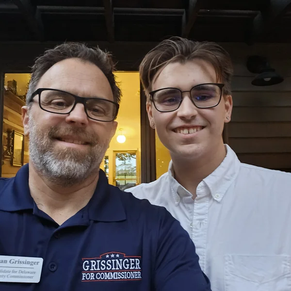 Ryan Grissinger in the Delaware County community