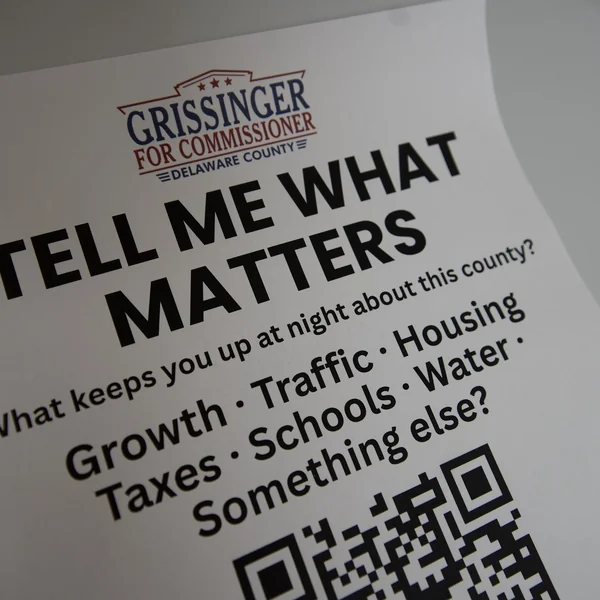 Ryan Grissinger in the Delaware County community