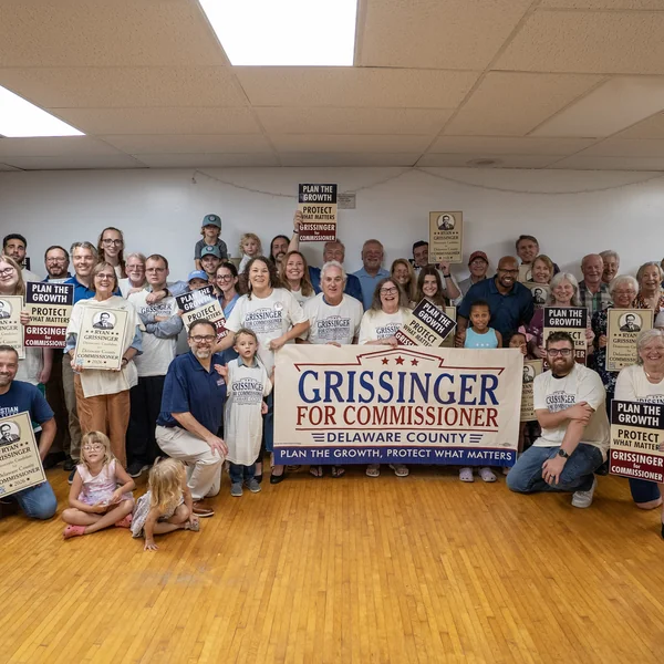 Ryan Grissinger in the Delaware County community