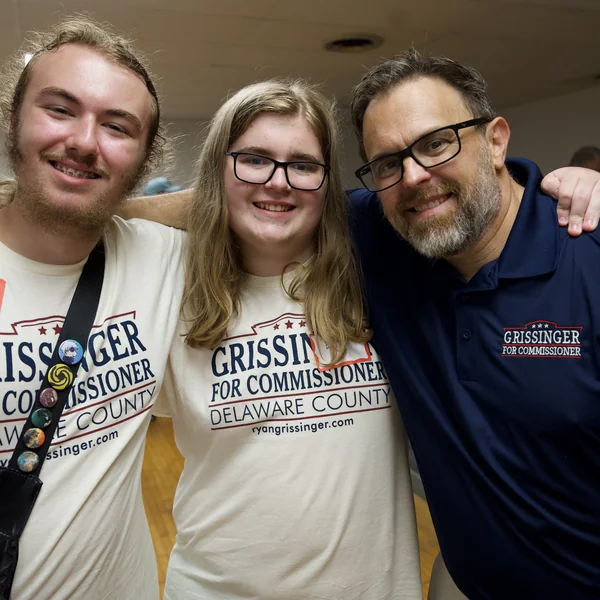 Ryan Grissinger in the Delaware County community