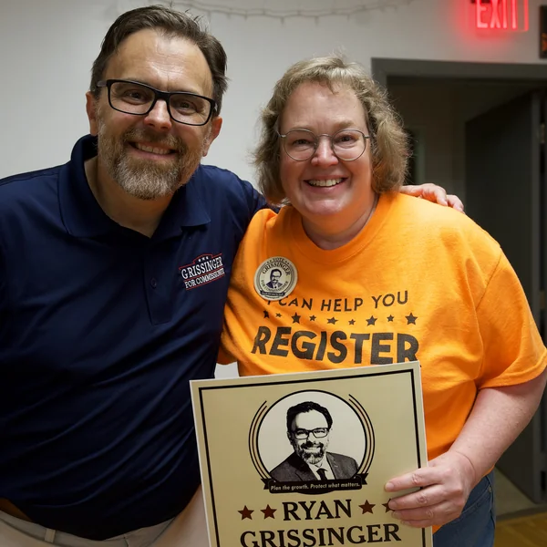 Ryan Grissinger in the Delaware County community