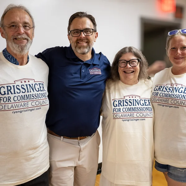 Ryan Grissinger in the Delaware County community