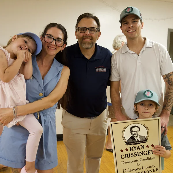 Ryan Grissinger in the Delaware County community
