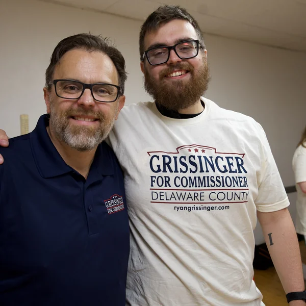 Ryan Grissinger in the Delaware County community