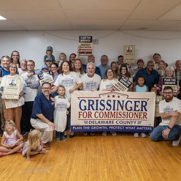 Ryan Grissinger in the Delaware County community
