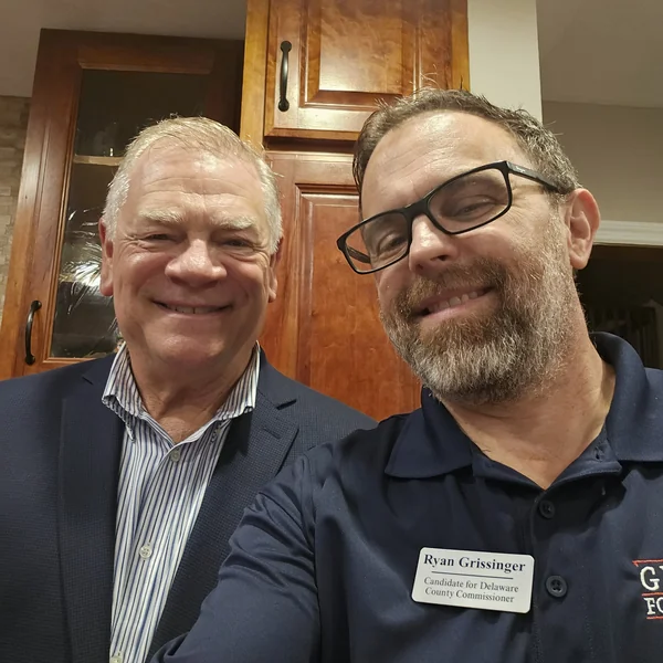 Ryan Grissinger in the Delaware County community