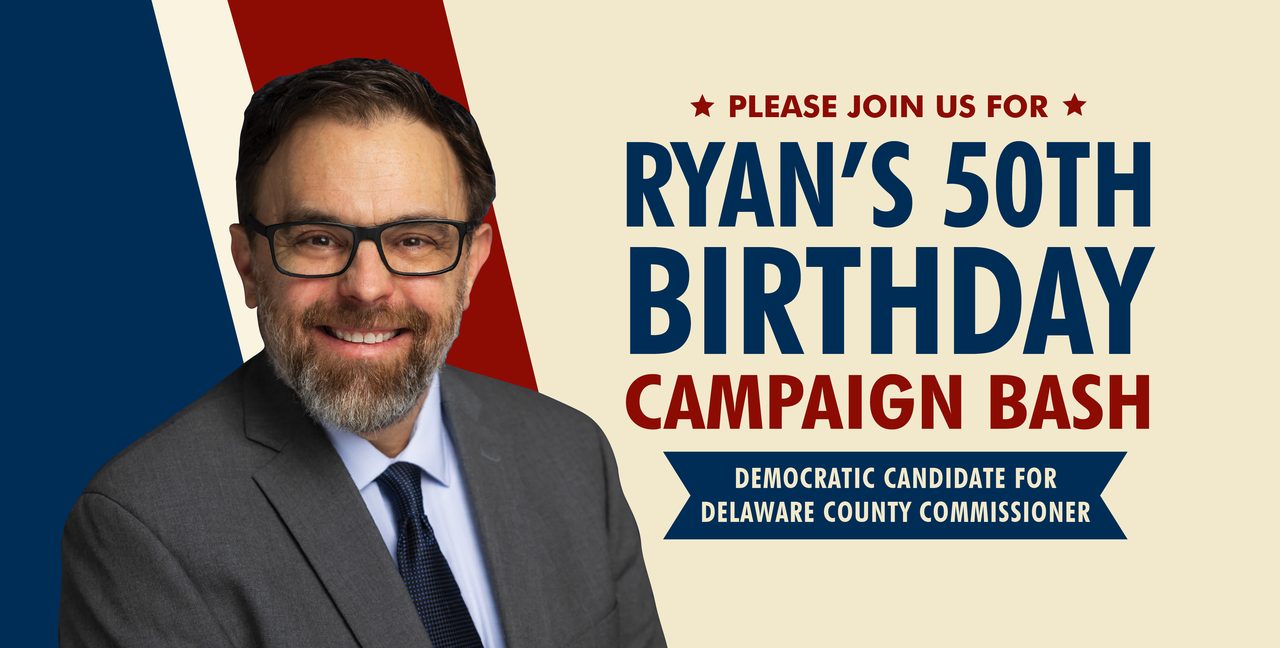 Ryan Grissinger, host of the 50th Birthday Campaign Bash